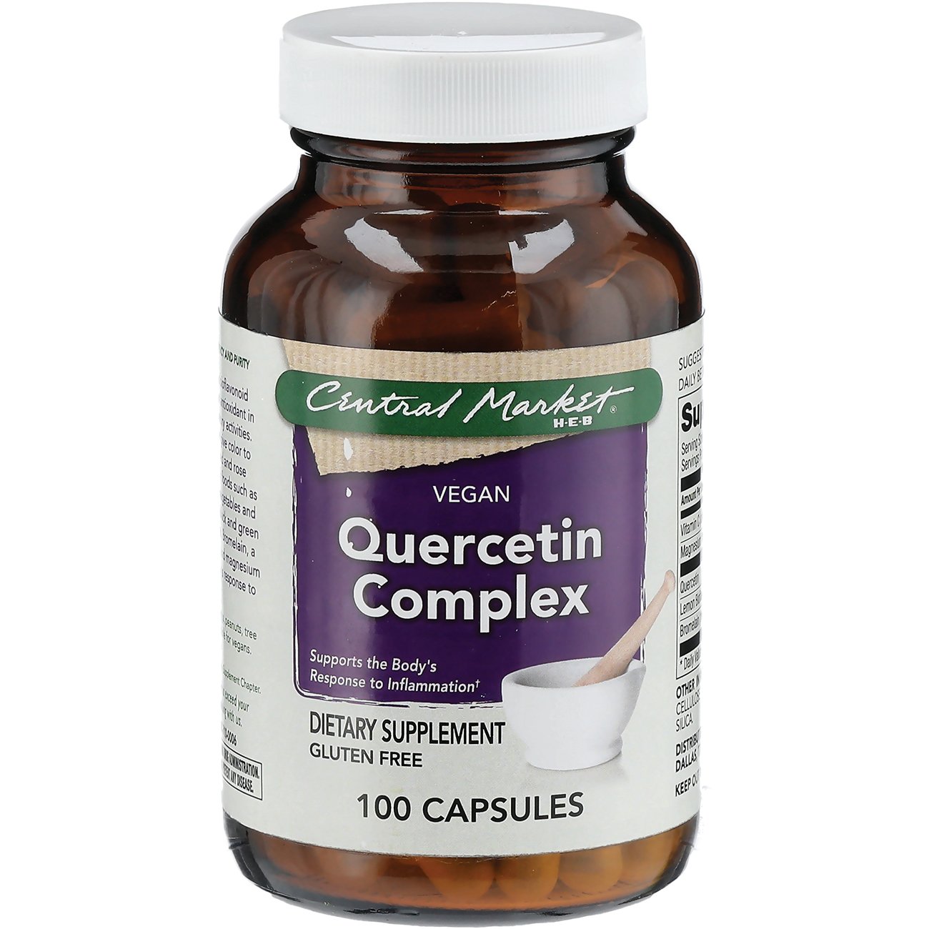 Central Market Live Well Quercetin Complex Vegetarian Capsules Shop