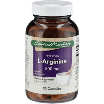 Central Market L-Arginine 500mg Capsules