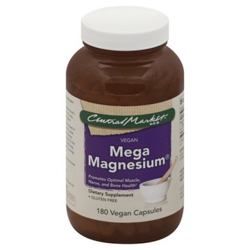 Central Market Mega Magnesium Vegan Capsules, 180 ct