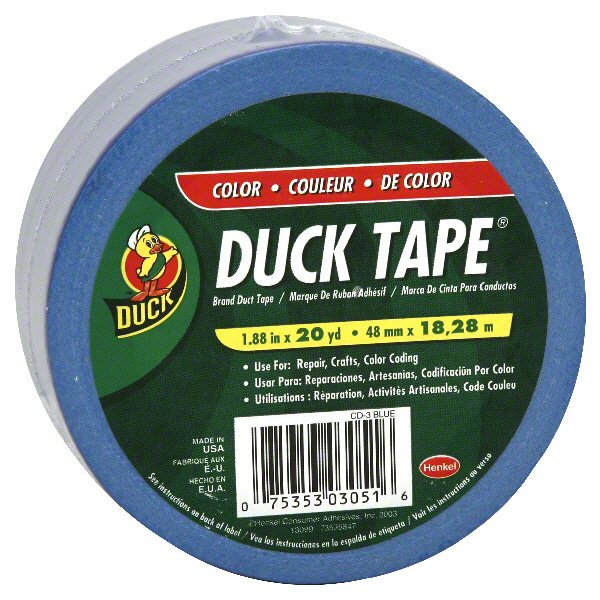 Duck Blue Duct Tape 20 Yards Shop Adhesives & Tape at HEB
