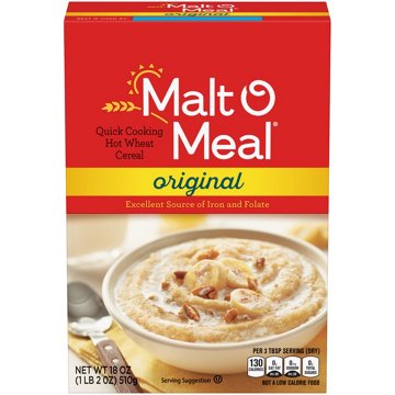 Malt-O-Meal Wheat Hot Cereal, 18 oz