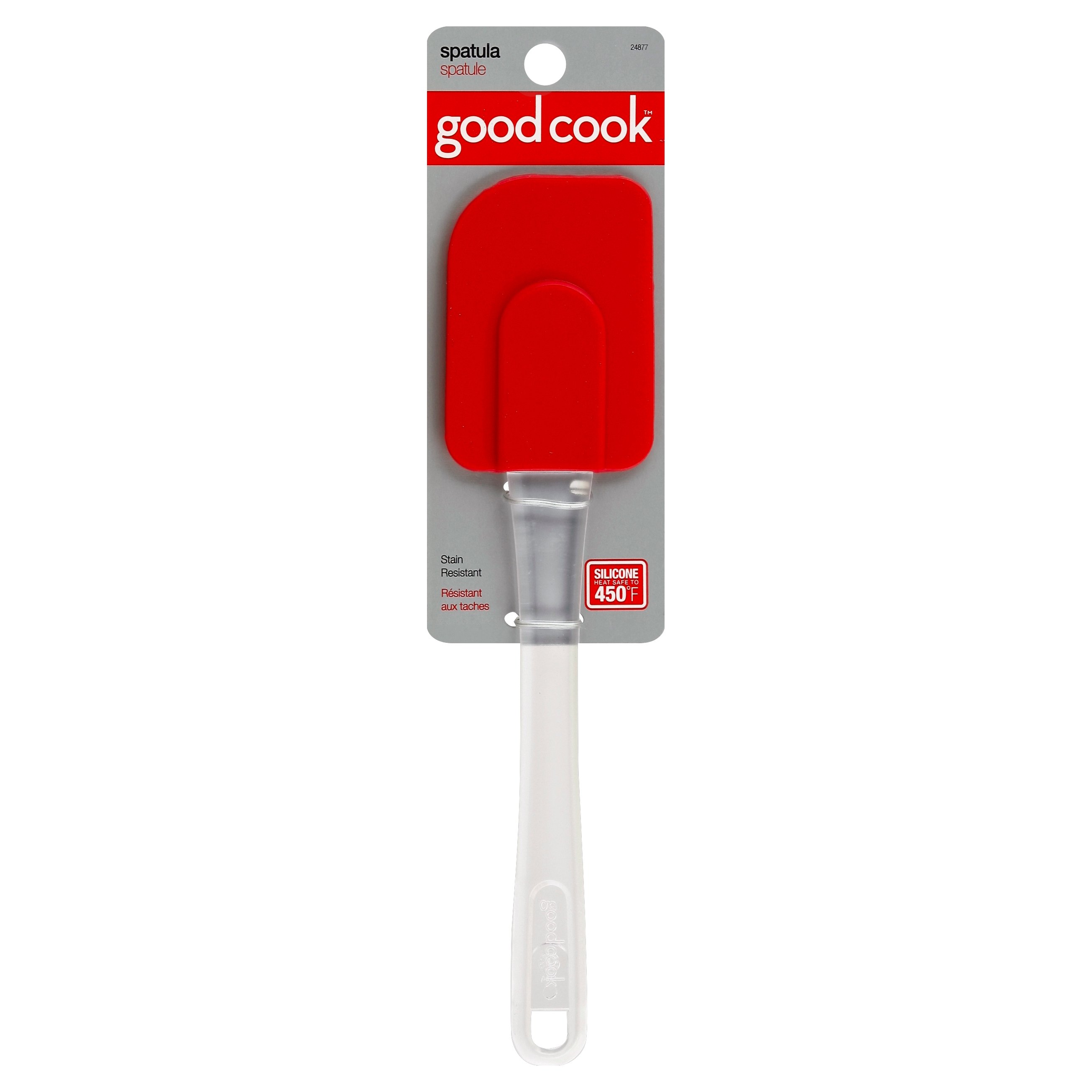 Good Cook Gourmet Stainless Steel Spoon Spatula with Silicone - Shop  Utensils & Gadgets at H-E-B