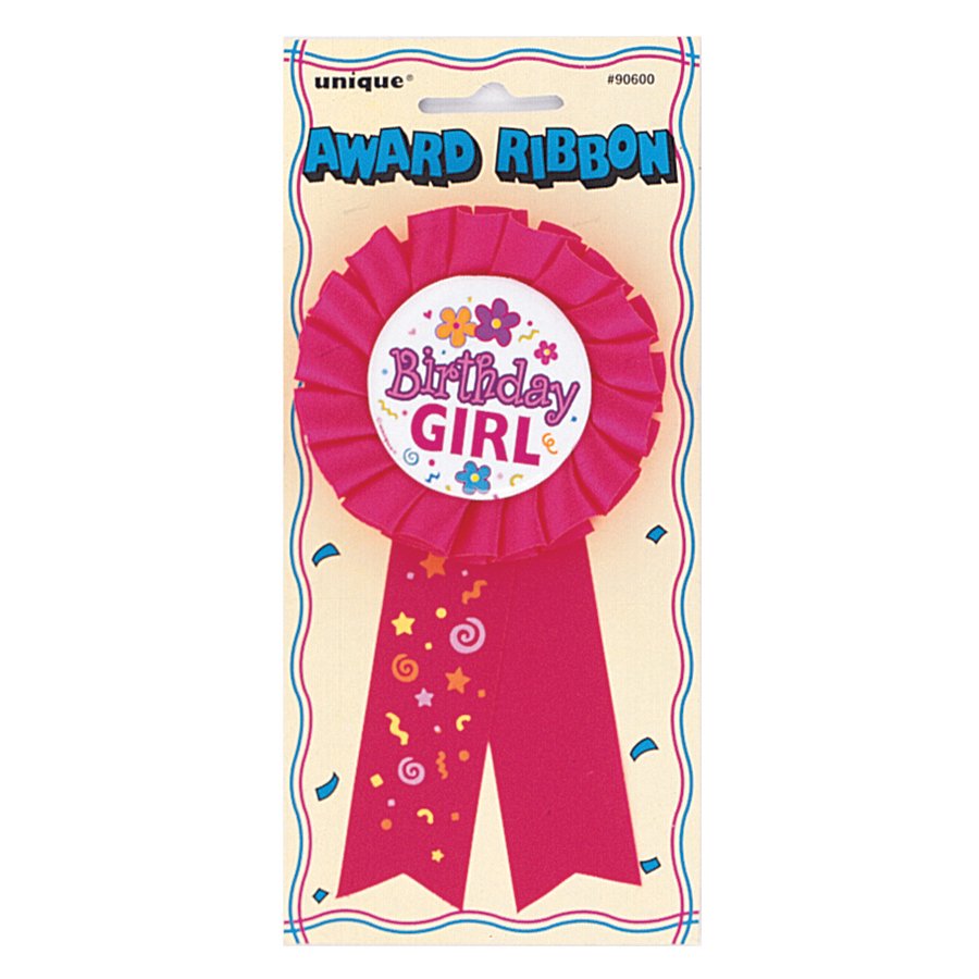 Unique Birthday Girl Award Ribbon - Shop Unique Birthday Girl Award ...