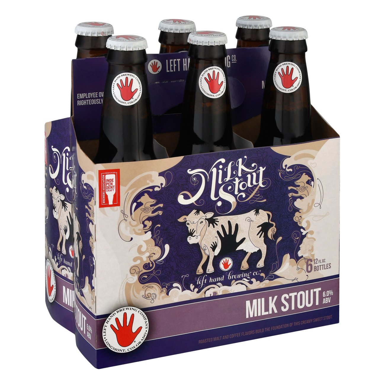 Left Hand Milk Stout Craft Beer 6 pk Bottles - Shop Beer at H-E-B