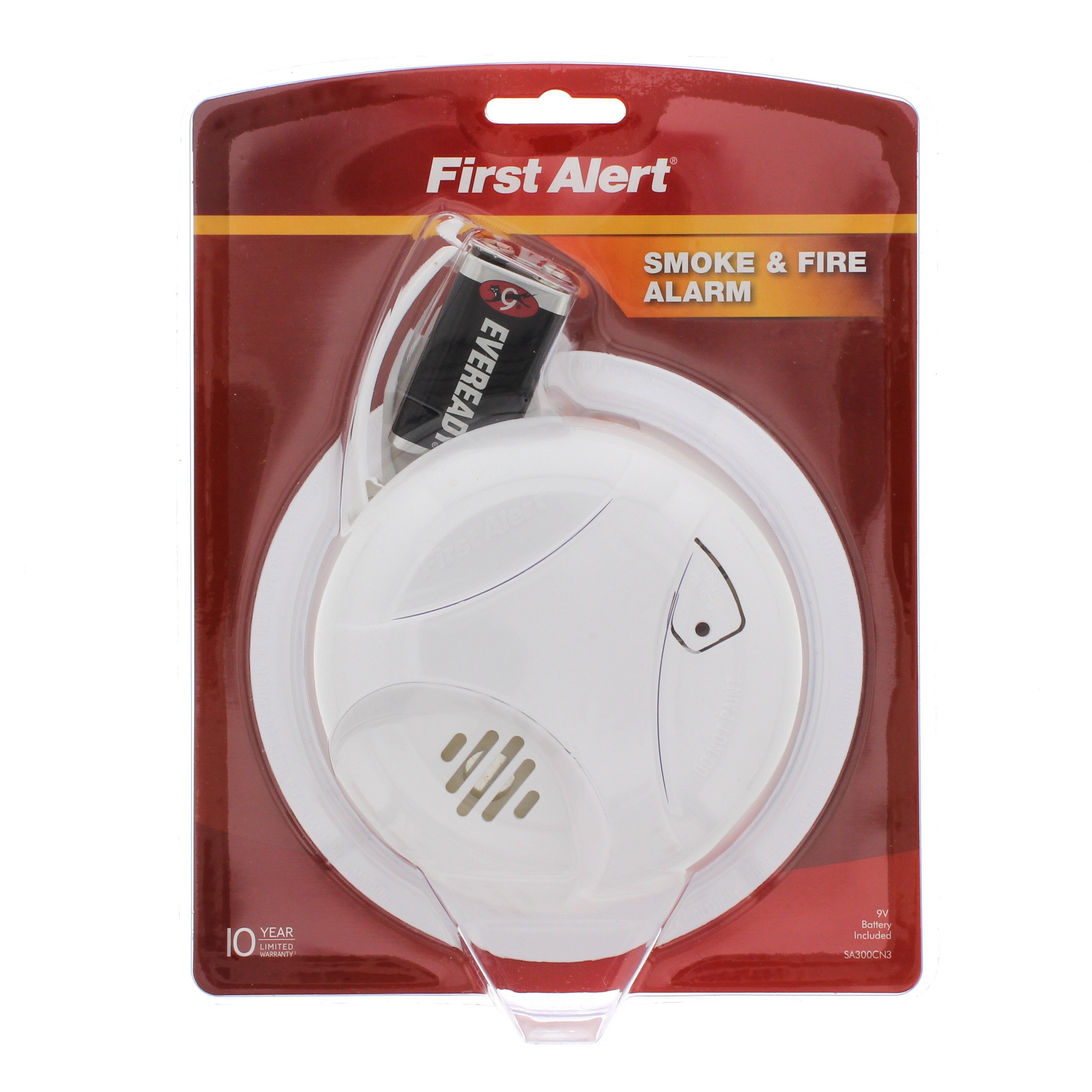 First Alert General Use Smoke Alarm with Test Button Shop Smoke