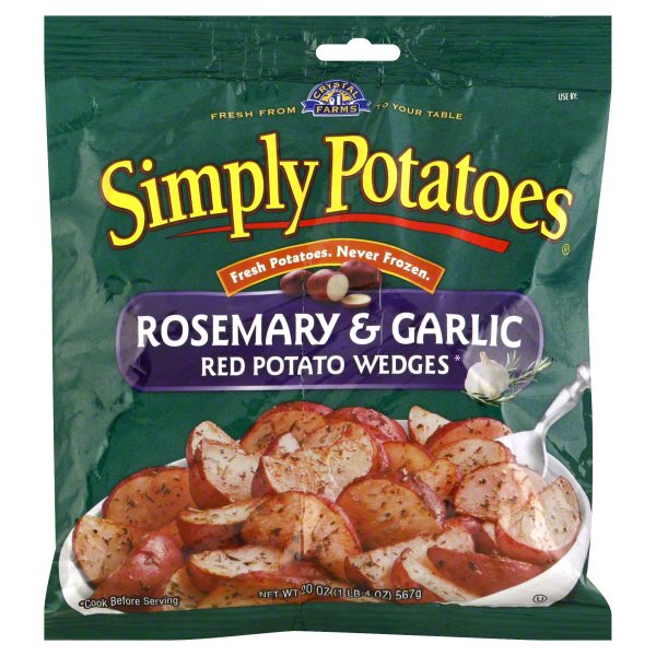 Simply Potatoes Rosemary & Garlic Red Potato Wedges Shop Vegetables
