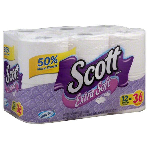 Scott Scott Extra Soft Bath Tissue Shop Toilet Paper at HEB