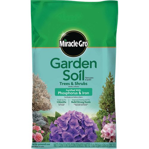 Miracle Gro 1 Cubic Foot Garden Soil For Trees Shrubs Shop Soil Mulch At H E B