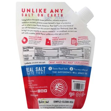 Redmond Real Salt Ancient Kosher Sea Salt, 16 oz