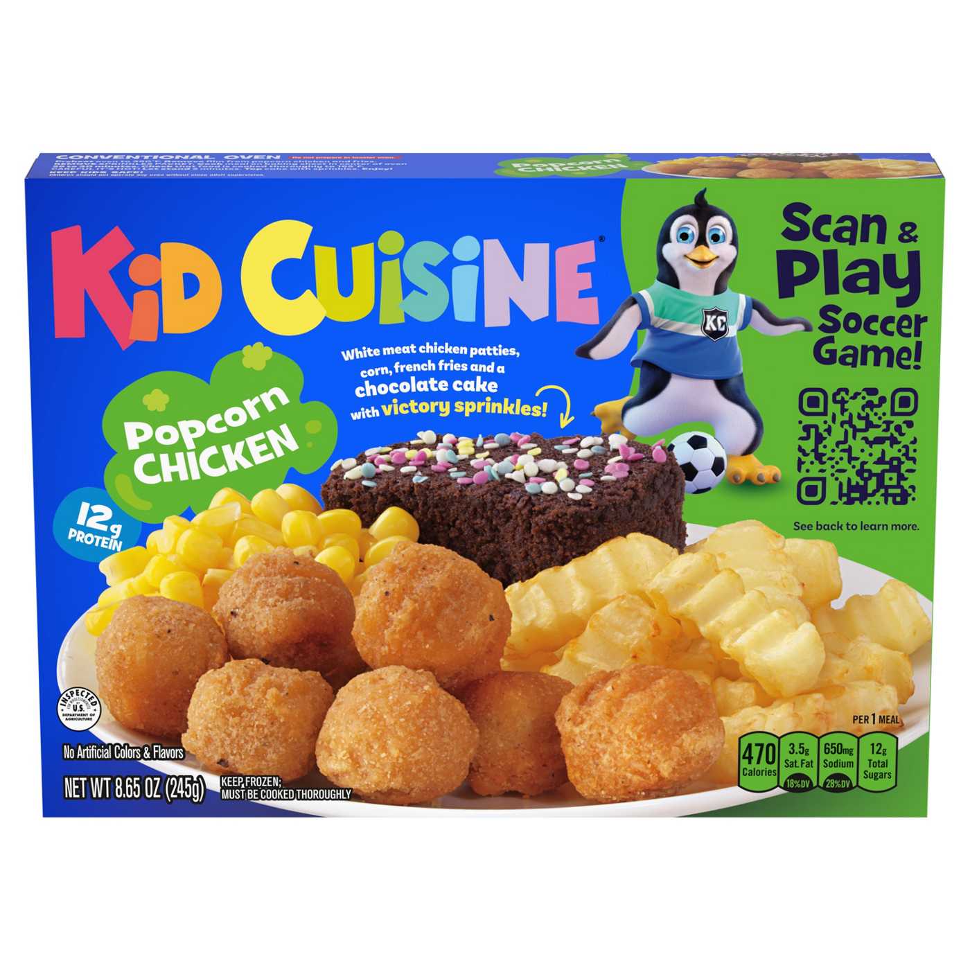 Kid Cuisine Popcorn Chicken Frozen Meal; image 1 of 5