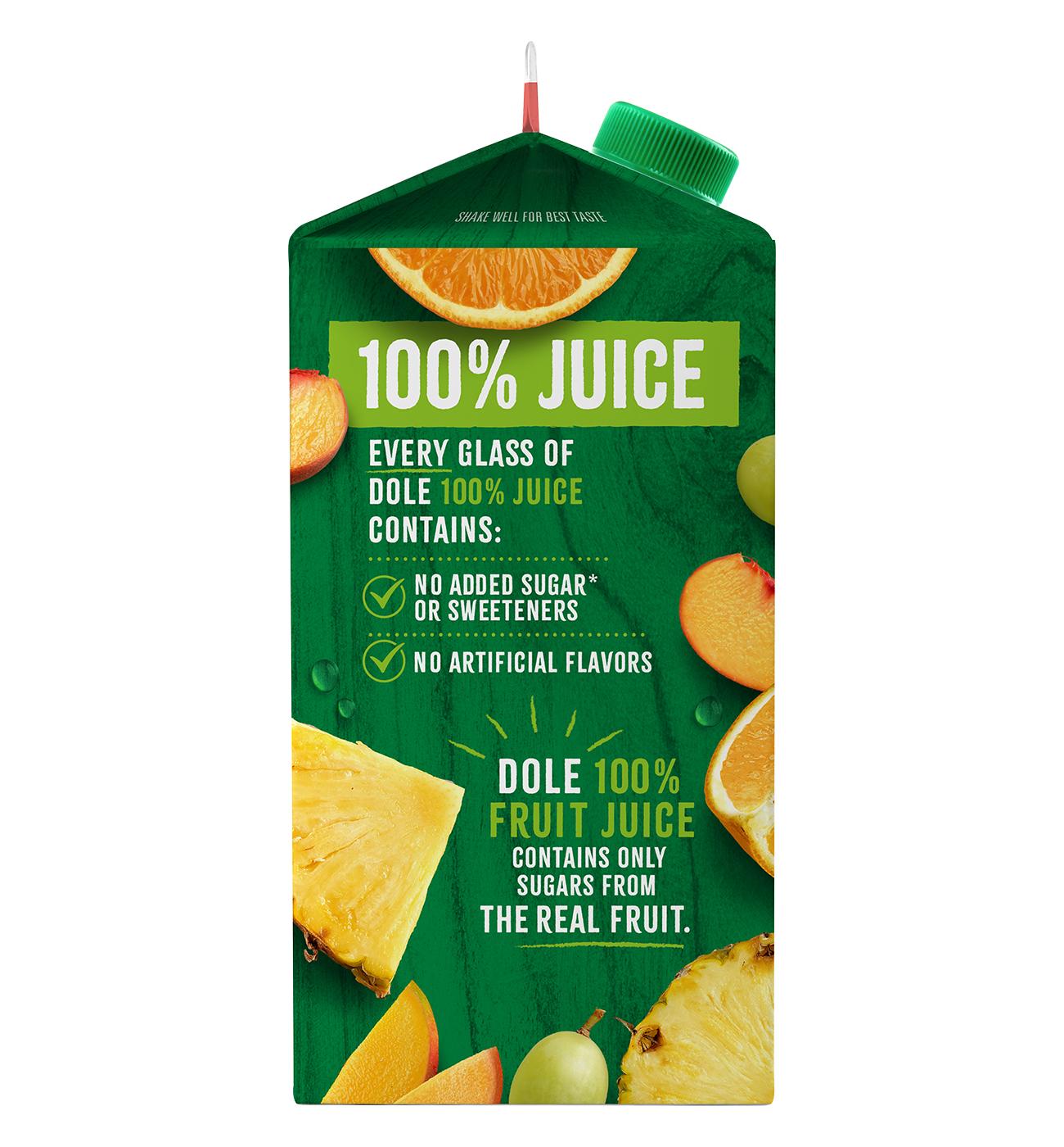 Dole 100% Orange Peach Mango Juice; image 4 of 4