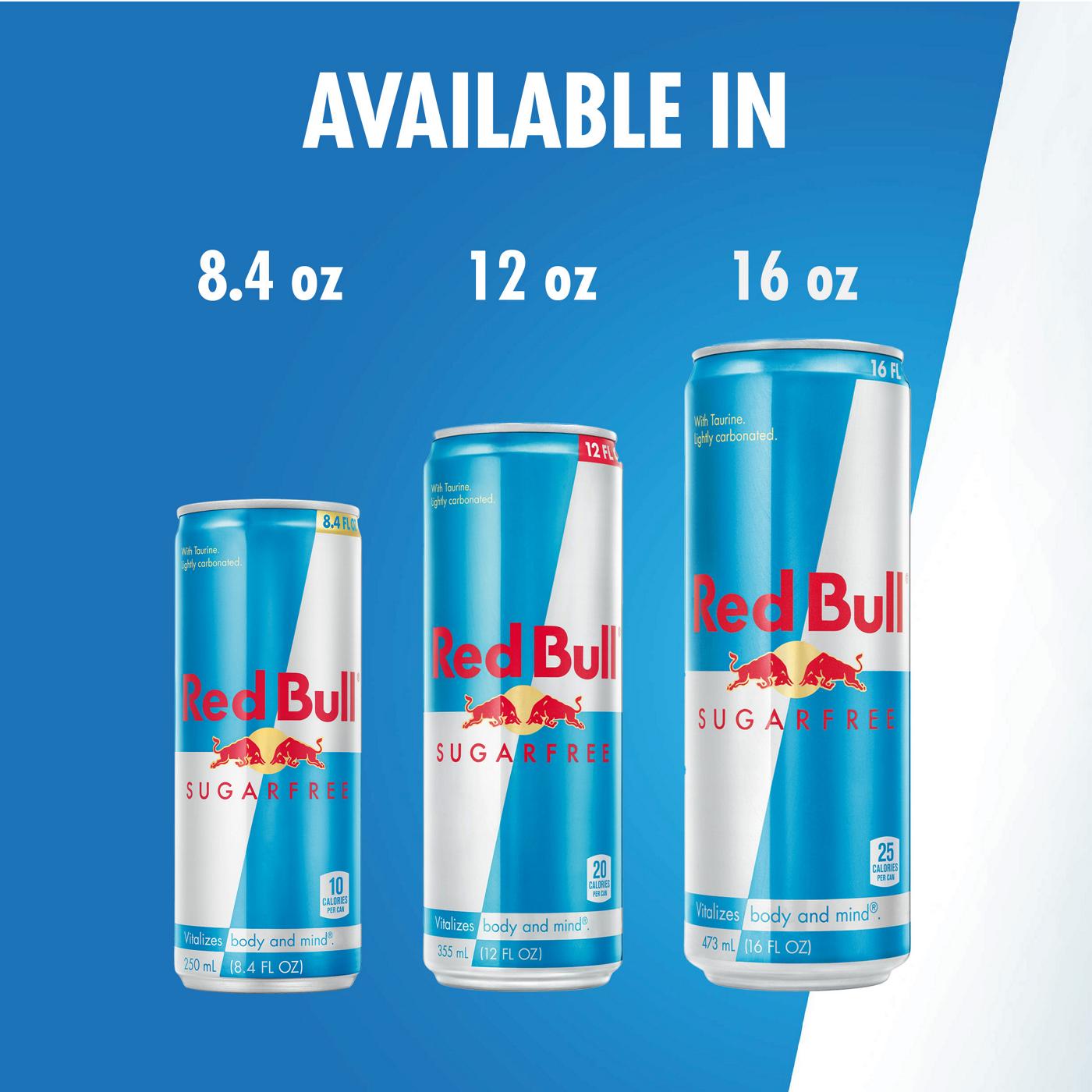 Red Bull Sugar Free Energy Drink 12 pk Cans; image 4 of 7