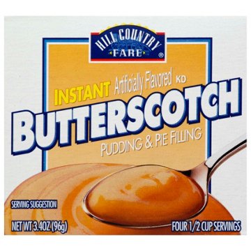 Hill Country Fare Butterscotch Instant Pudding Mix, 3.4 oz
