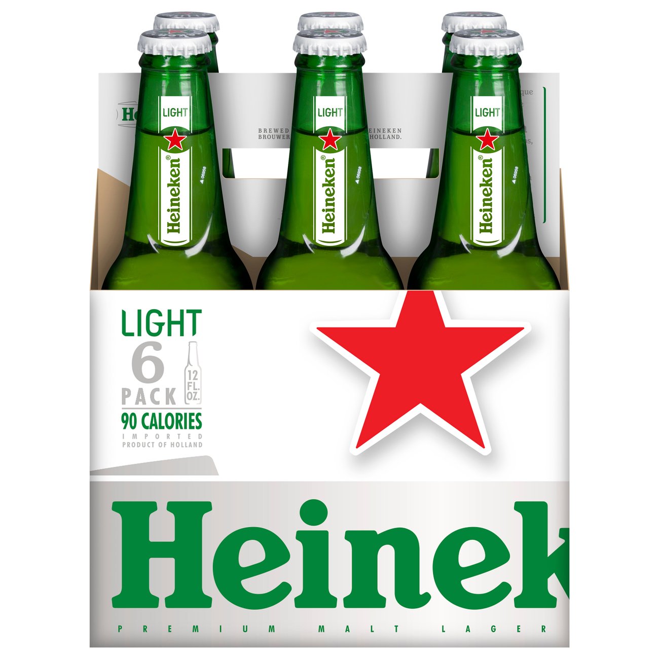 heineken light beer bottle