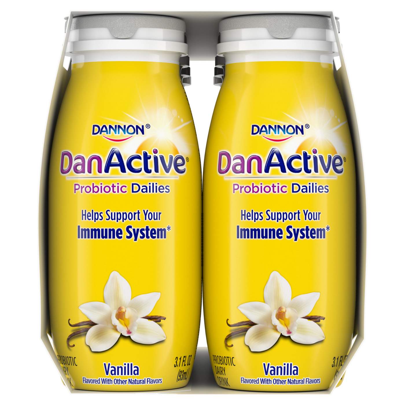 DanActive Probiotic Dailies Vanilla Dairy Drink, 3.1 oz; image 2 of 8