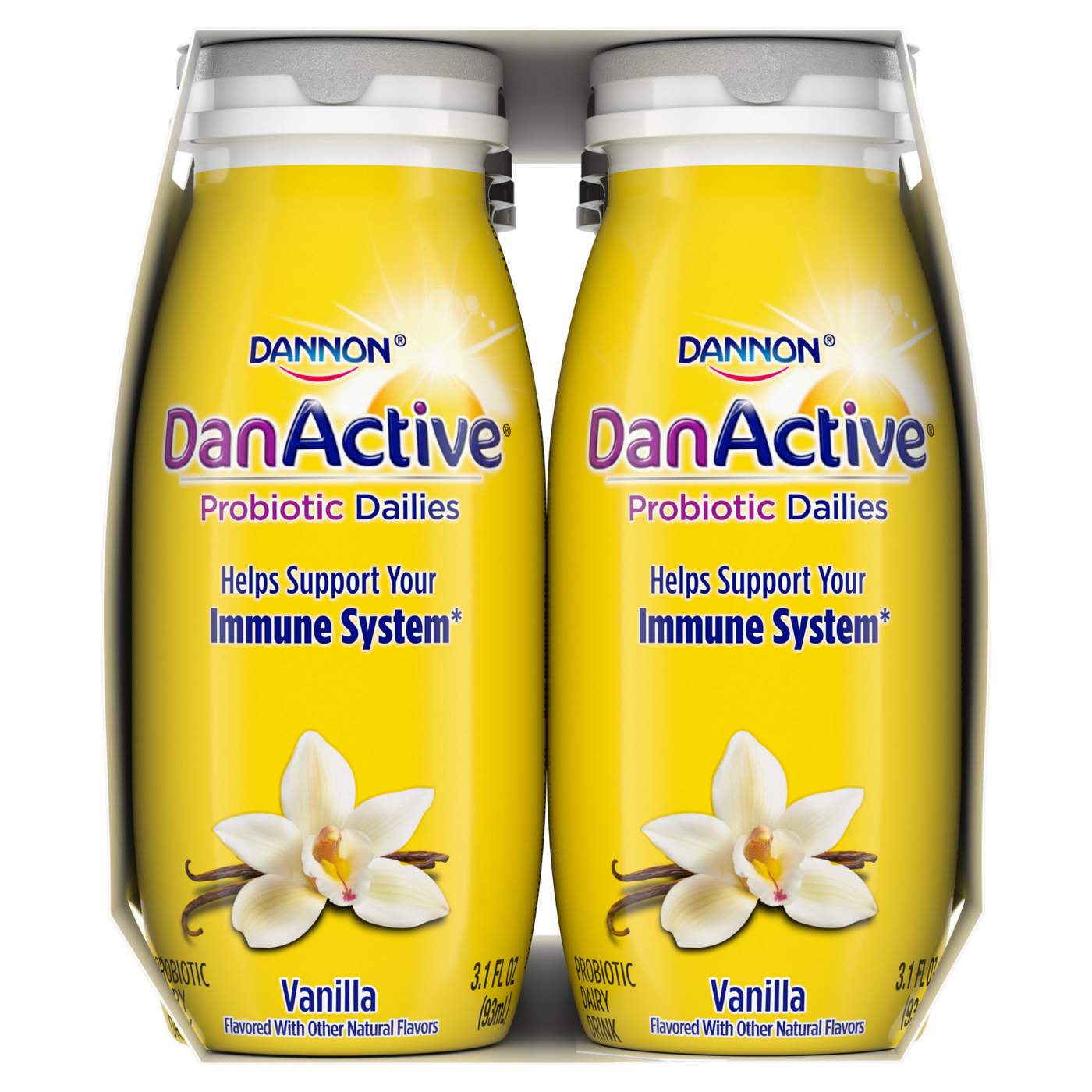 DanActive Probiotic Dailies Vanilla Dairy Drink, 3.1 oz; image 6 of 8