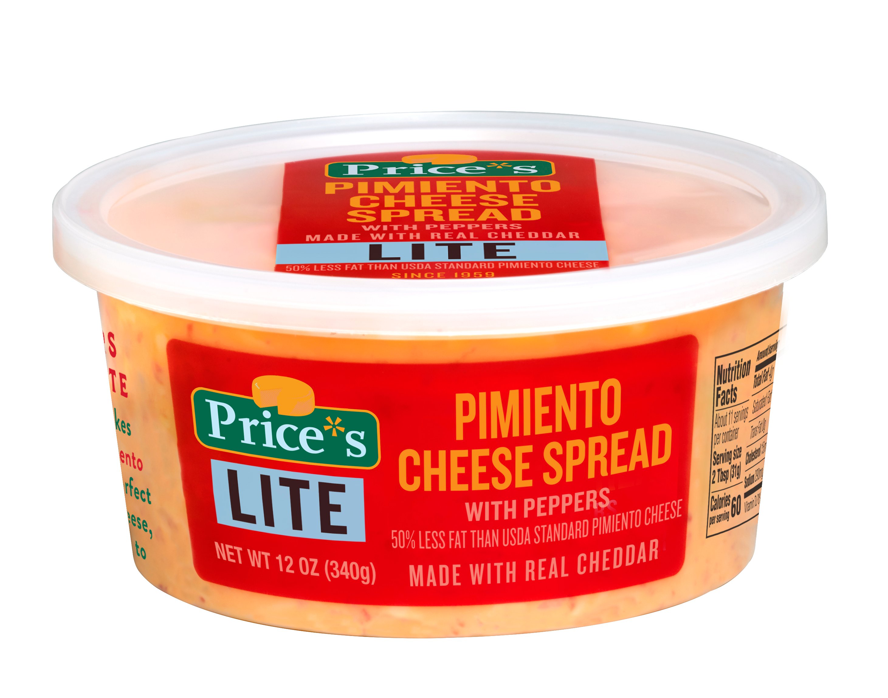 Price's Pimiento Cheese Spread, Lite - Shop Cheese At H-E-B