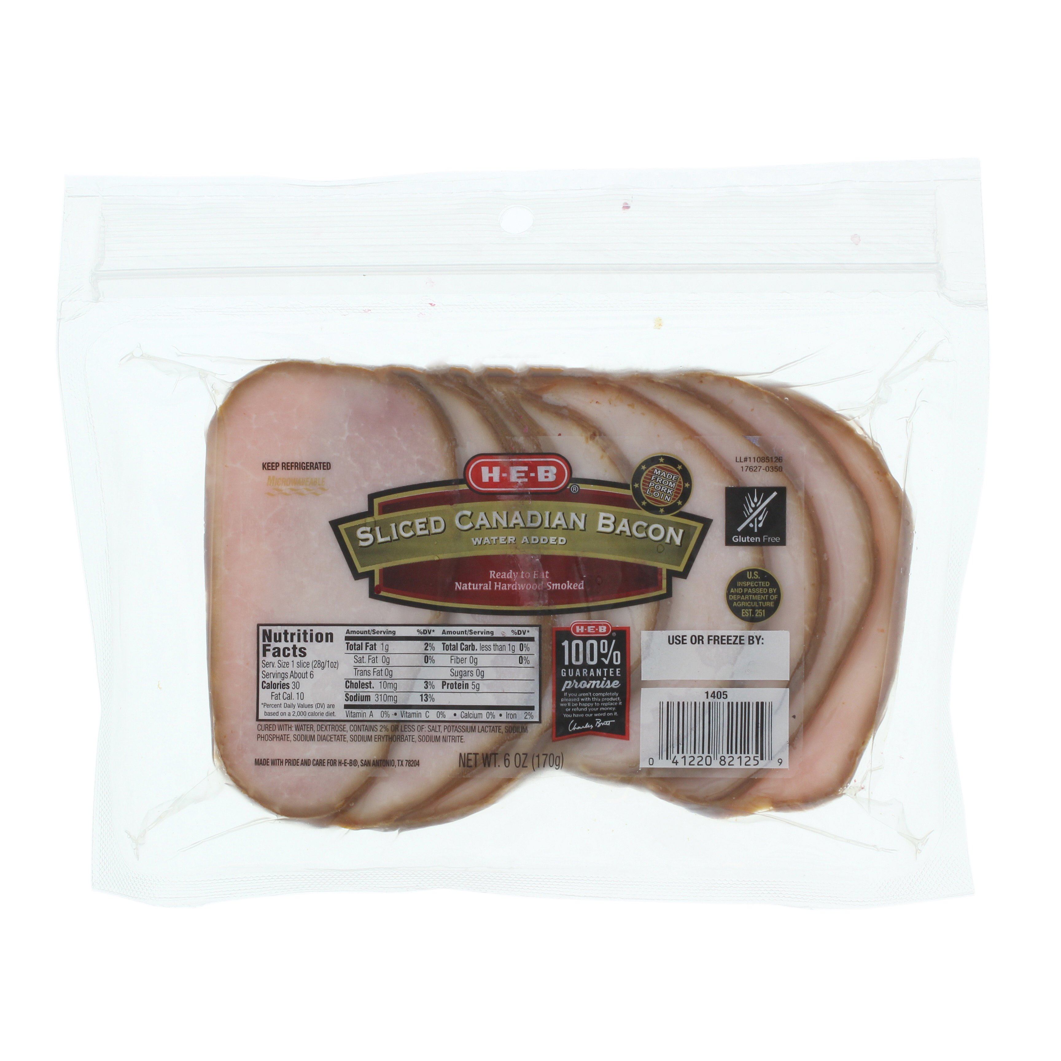 HEB Canadian Bacon Shop Bacon at HEB