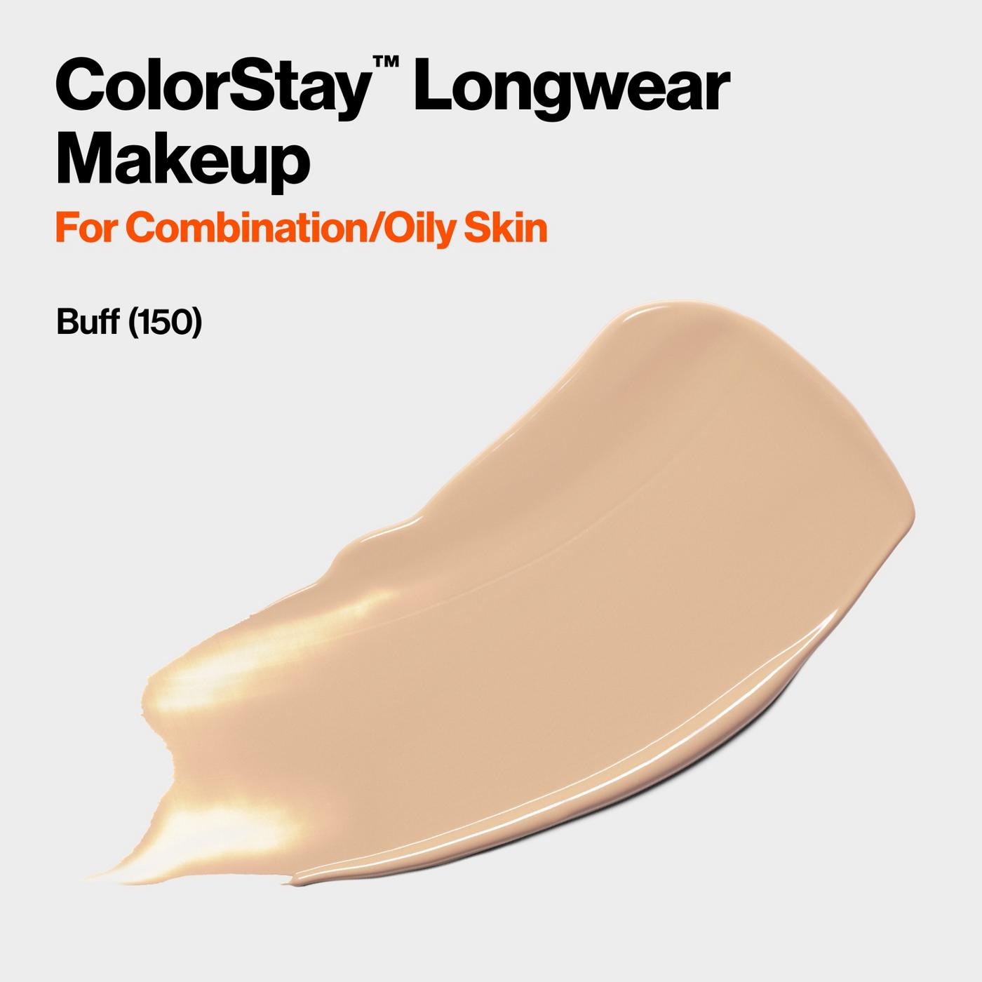Revlon ColorStay Foundation for Combination/Oily Skin, 150 Buff; image 6 of 6