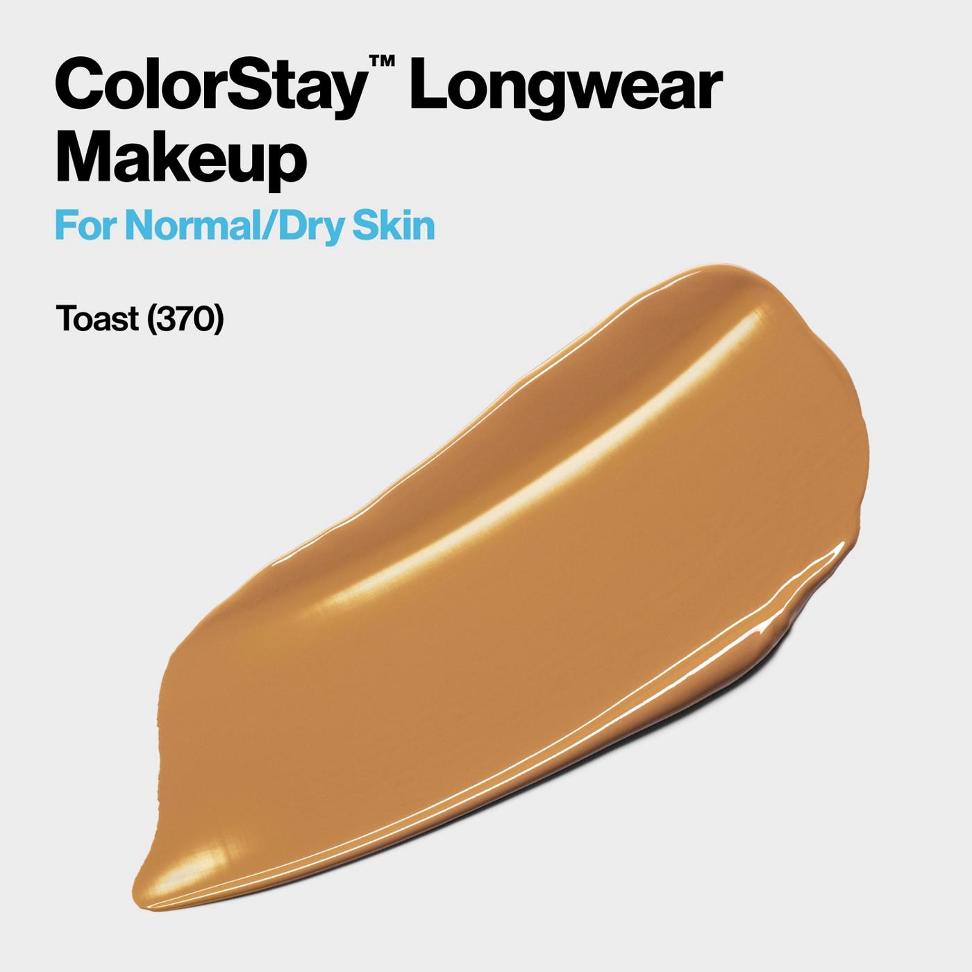 Revlon ColorStay Makeup for Normal/Dry Skin, 370 Toast; image 5 of 6