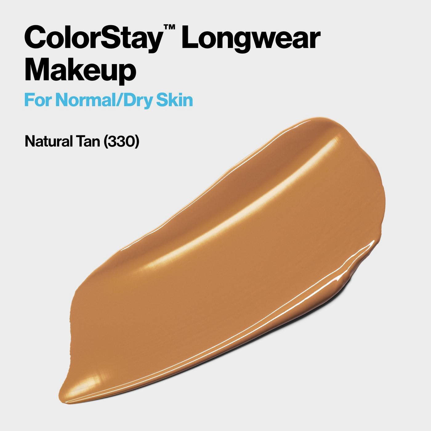 Revlon ColorStay Makeup for Normal/Dry Skin, 330 Natural Tan; image 5 of 6