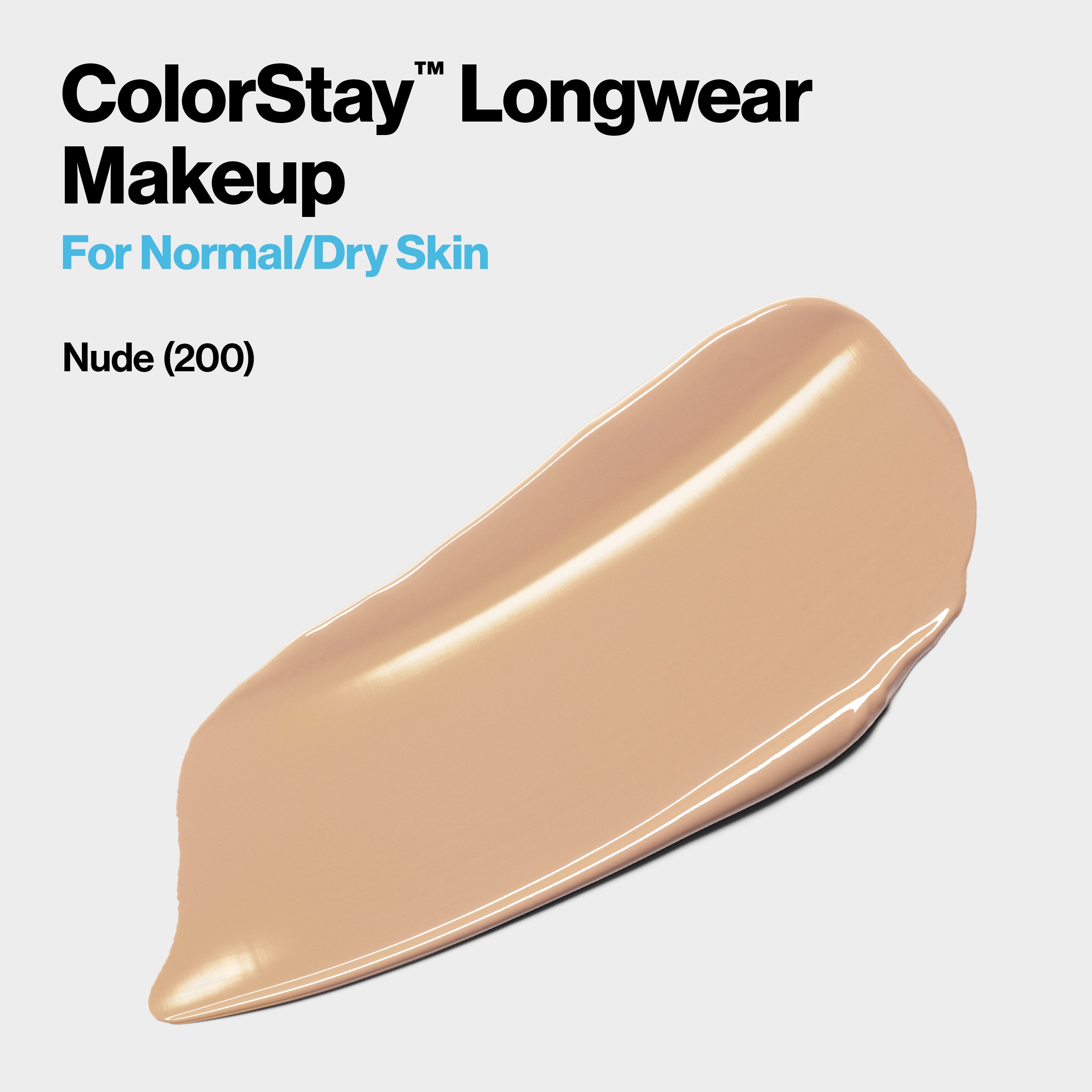 Revlon ColorStay Makeup for Normal/Dry Skin, 200 Nude - Shop Foundation at  H-E-B