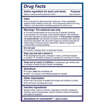 TheraTears Dry Eye Vials, 30 ct