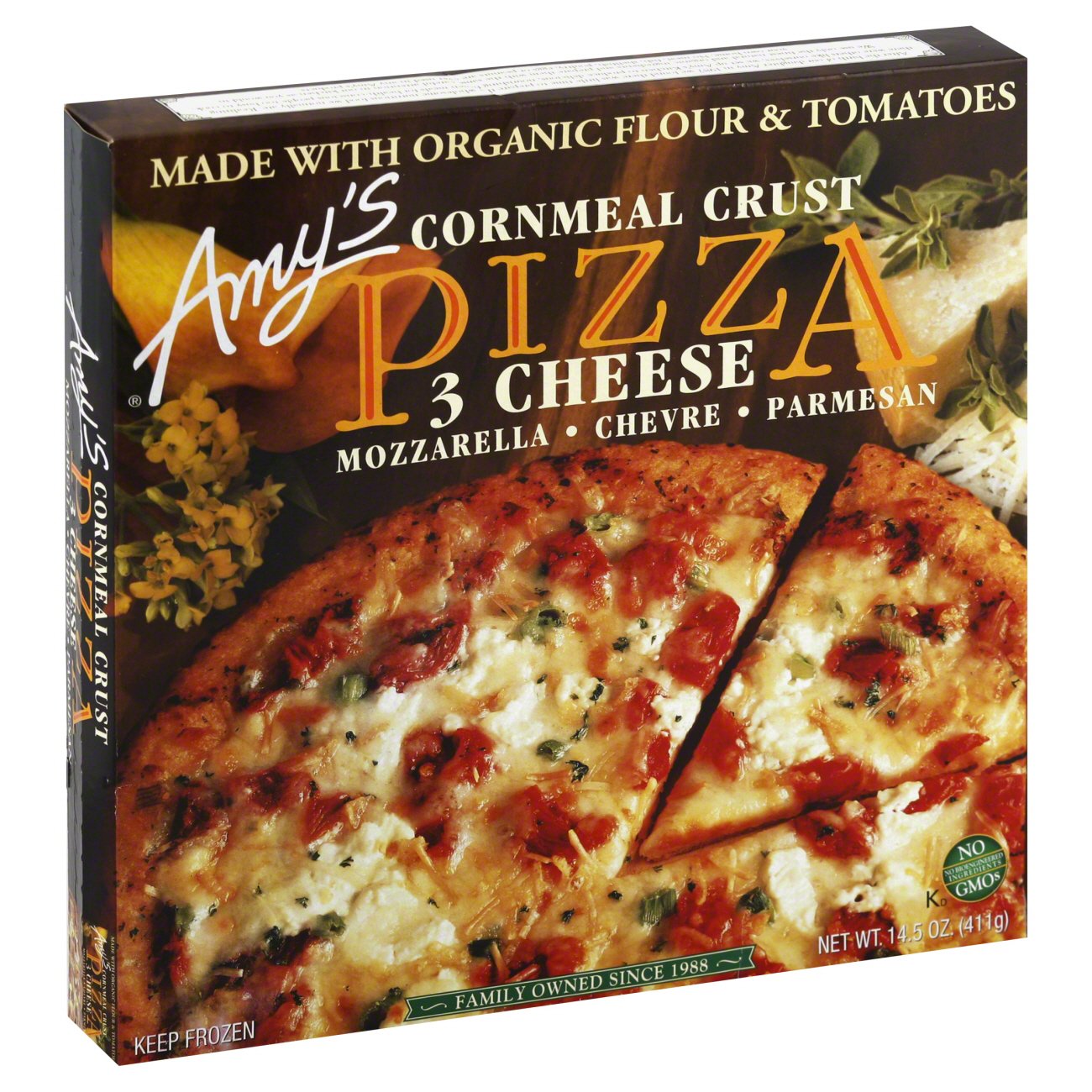 Amy's Cornmeal Crust 3 Cheese Pizza Shop Pizza at HEB