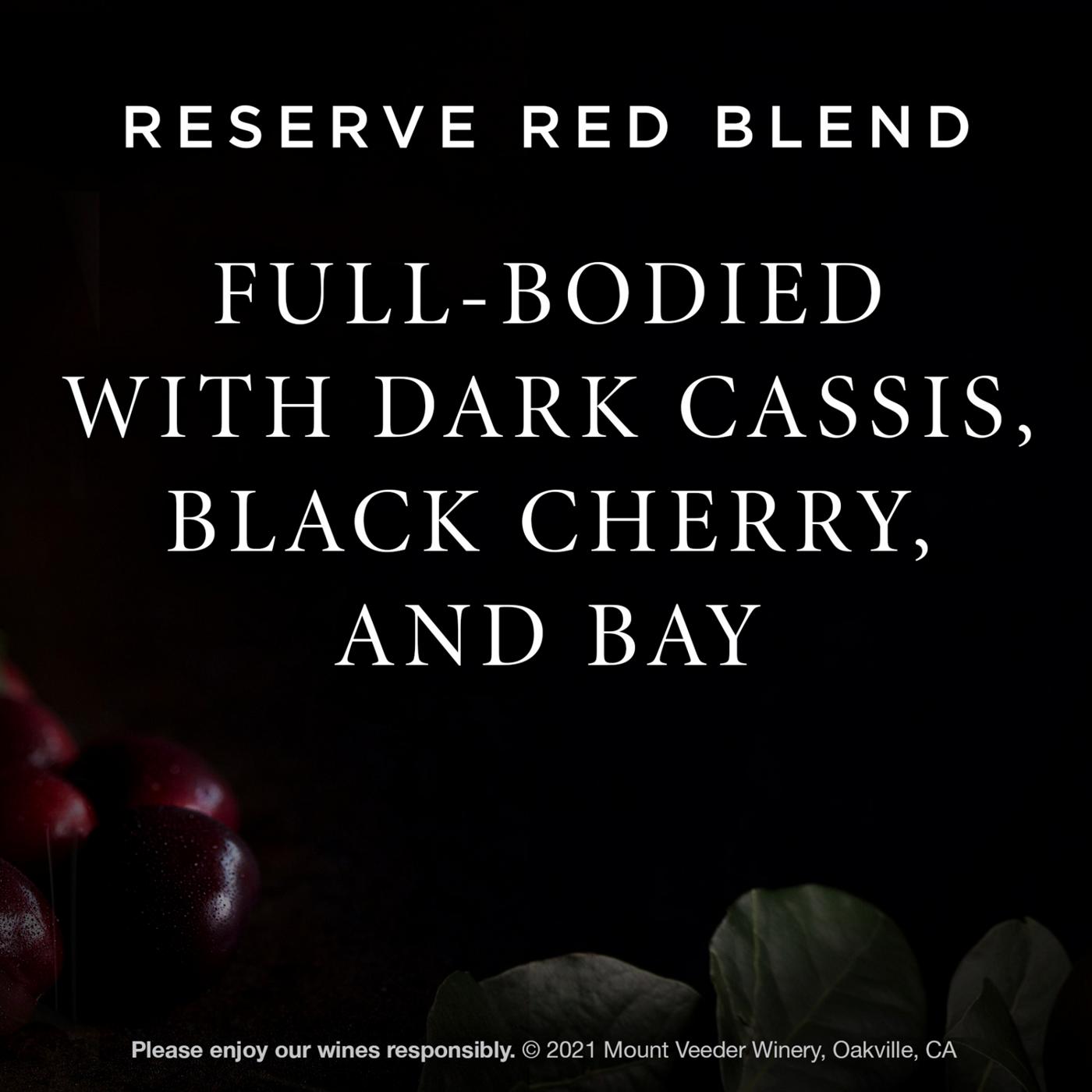 Mount Veeder Reserve Red Wine 750 mL Bottle; image 2 of 7
