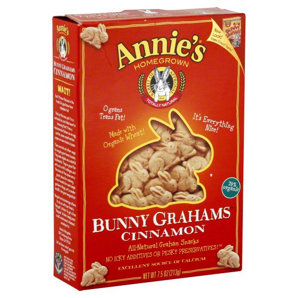 Annie's Homegrown innamon Bunny Grahams Shop Snacks & Candy at HEB