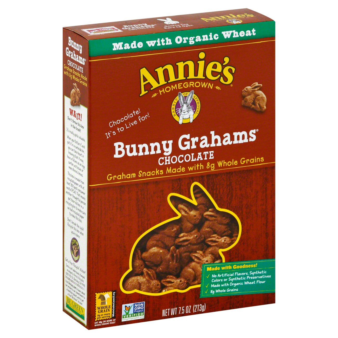 Annie's Homegrown Chocolate Bunny Grahams Shop Cookies at HEB