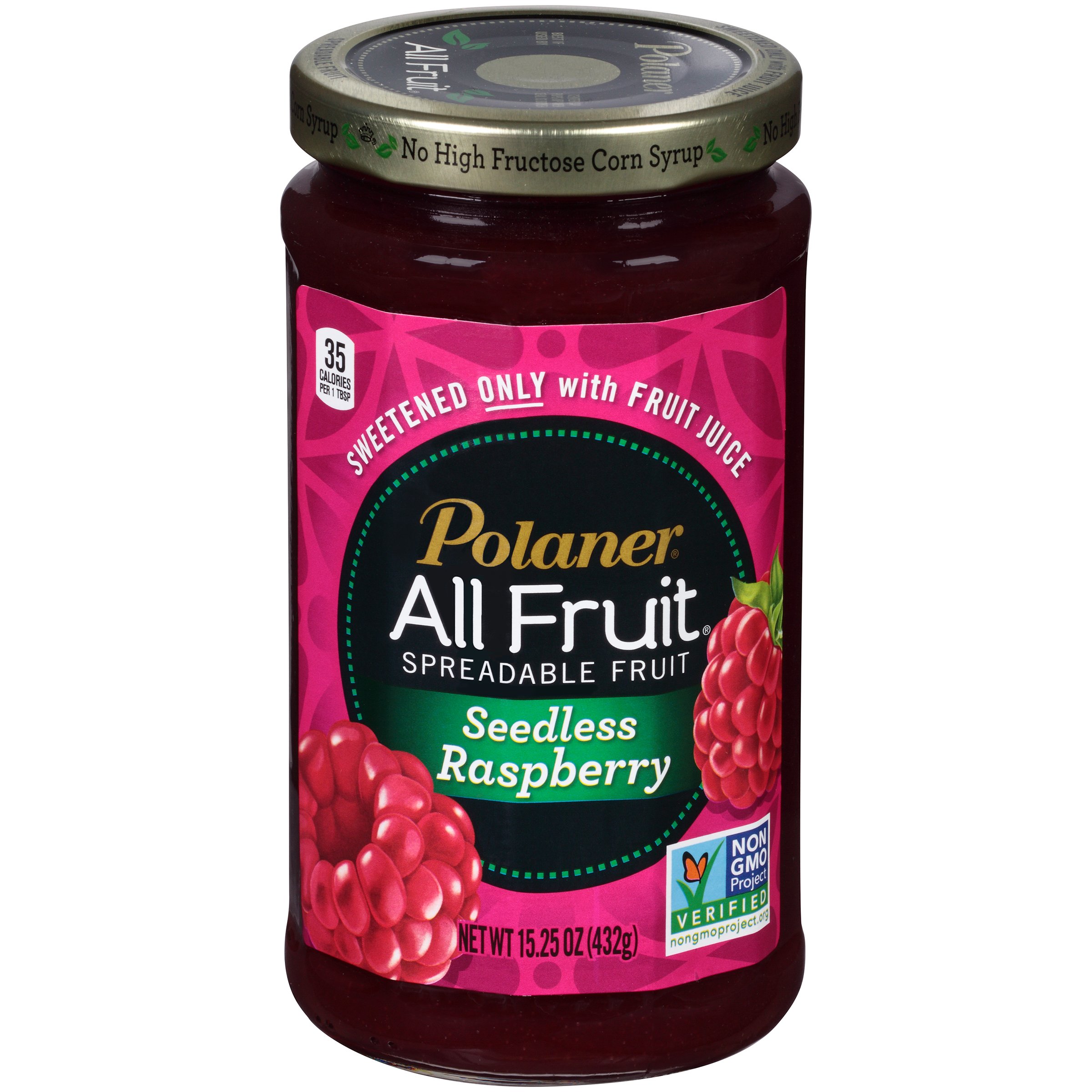 Polaner All Fruit with Fiber Seedless Raspberry Spreadable Fruit Shop
