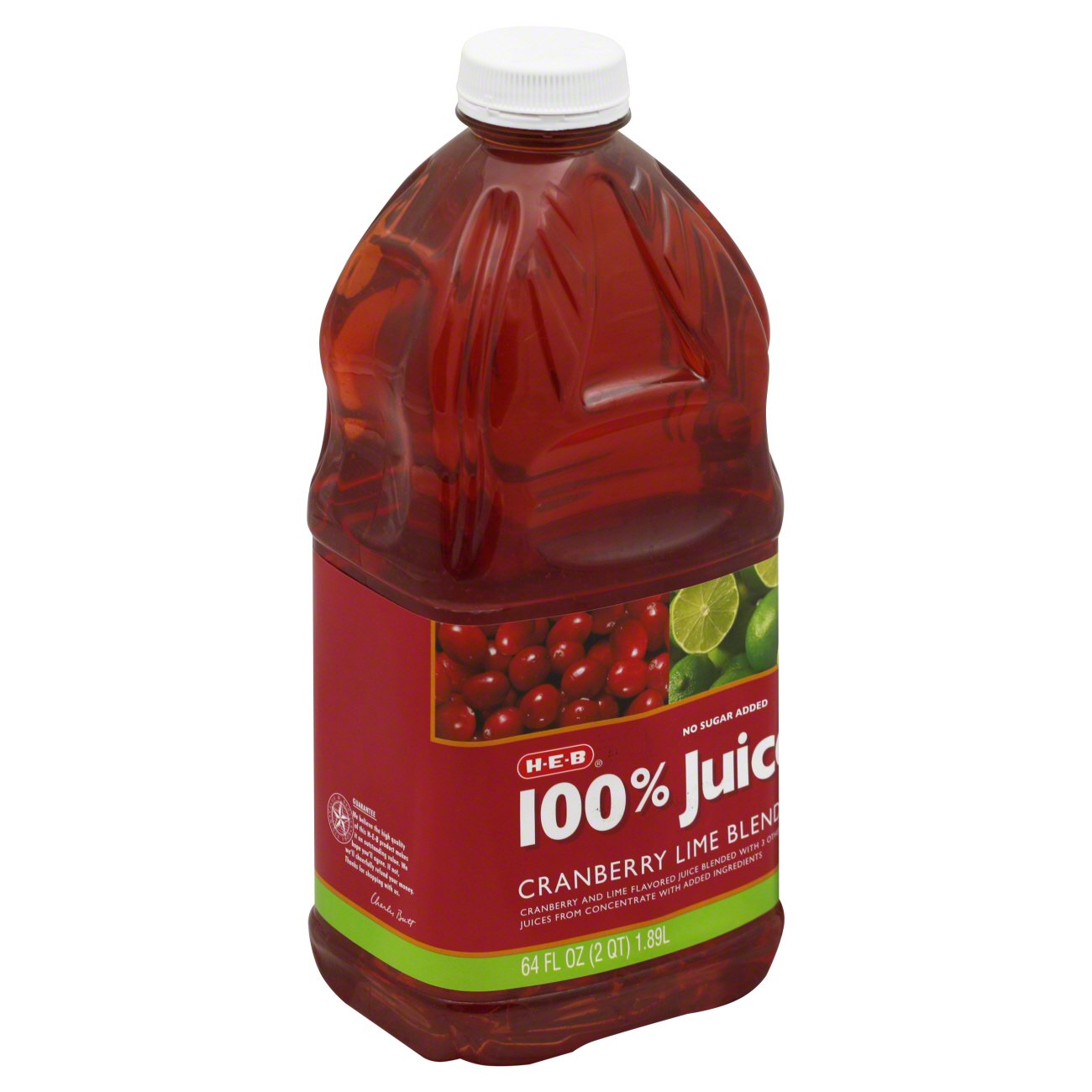 H E B 100 Juice Cranberry Lime Blend Shop Juice At H E B 1864