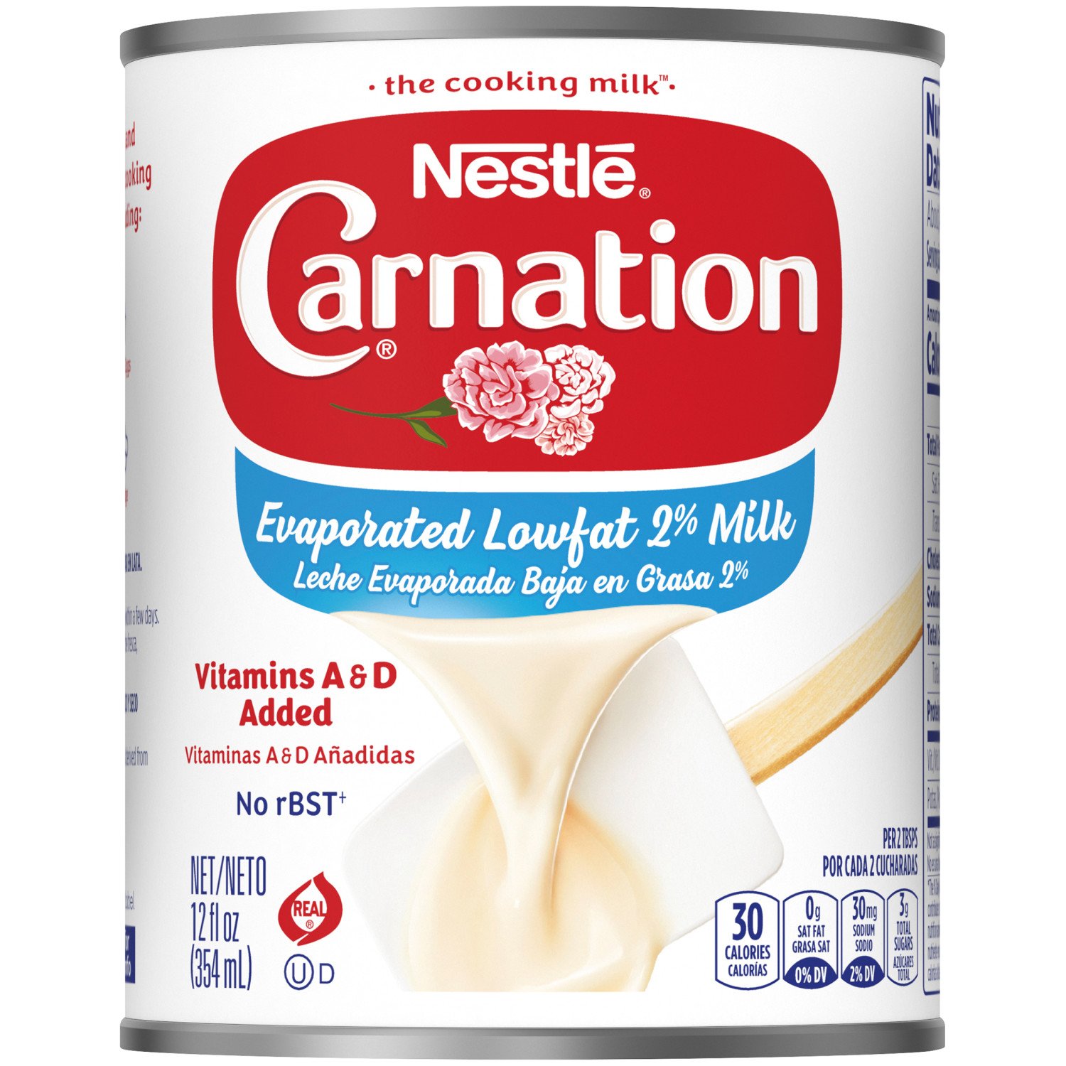 skør sne Søgemaskine markedsføring Nestle Carnation Evaporated Lowfat 2% Milk - Shop Evaporated Milk at H-E-B