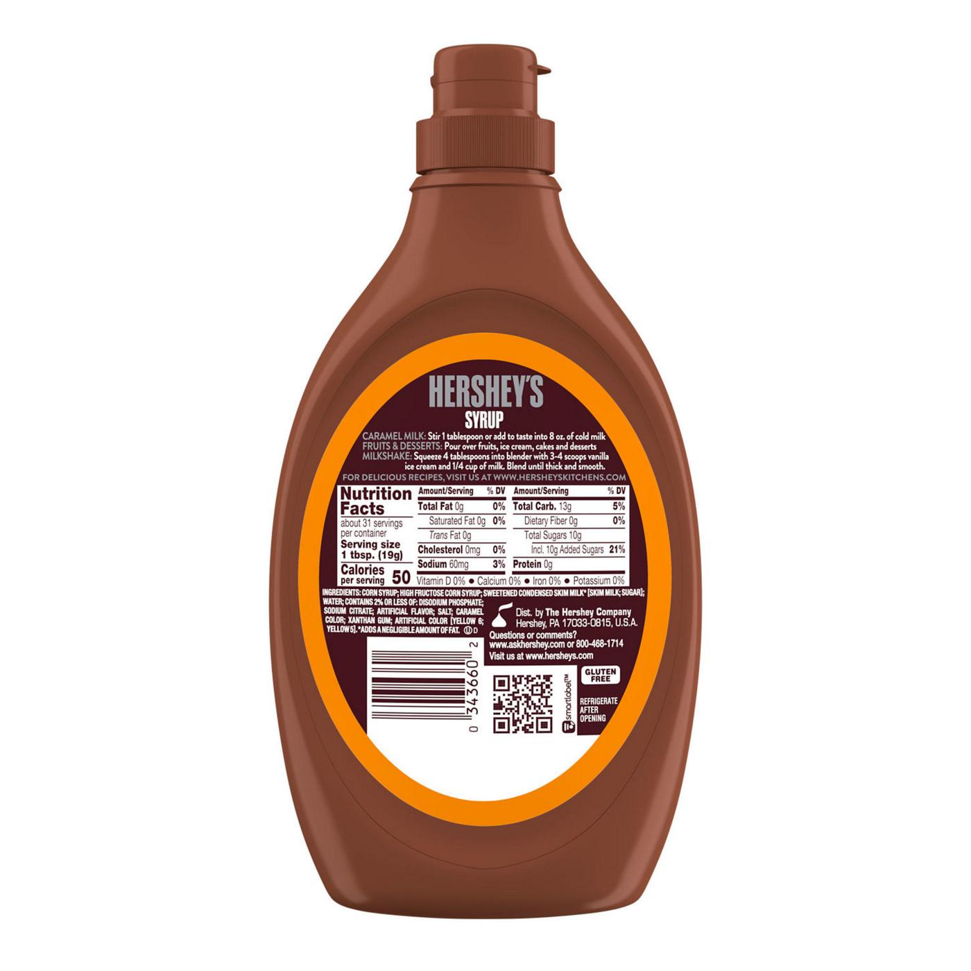 Hershey's Caramel Syrup Bottle; image 8 of 8