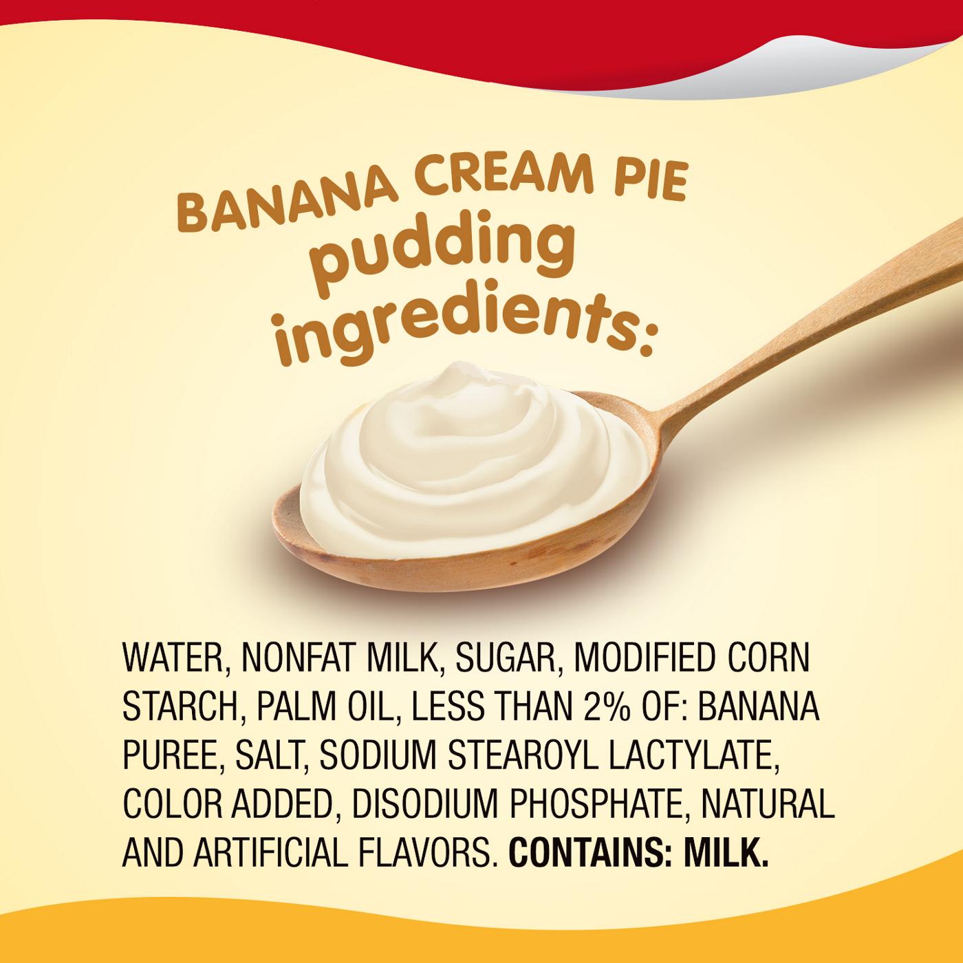 Snack Pack Banana Cream Pie Pudding Cups Shop Pudding & gelatin at HEB