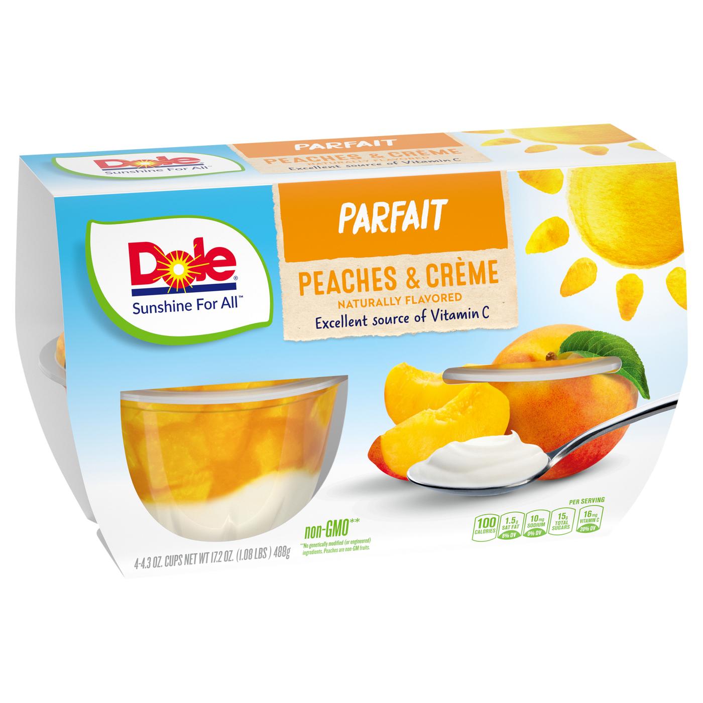 Dole Fruit Bowls - Peaches & Creme Parfait; image 2 of 7