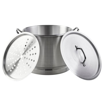 IMUSA Tamale/Seafood Steamer with Lid & Insert, 20 qt