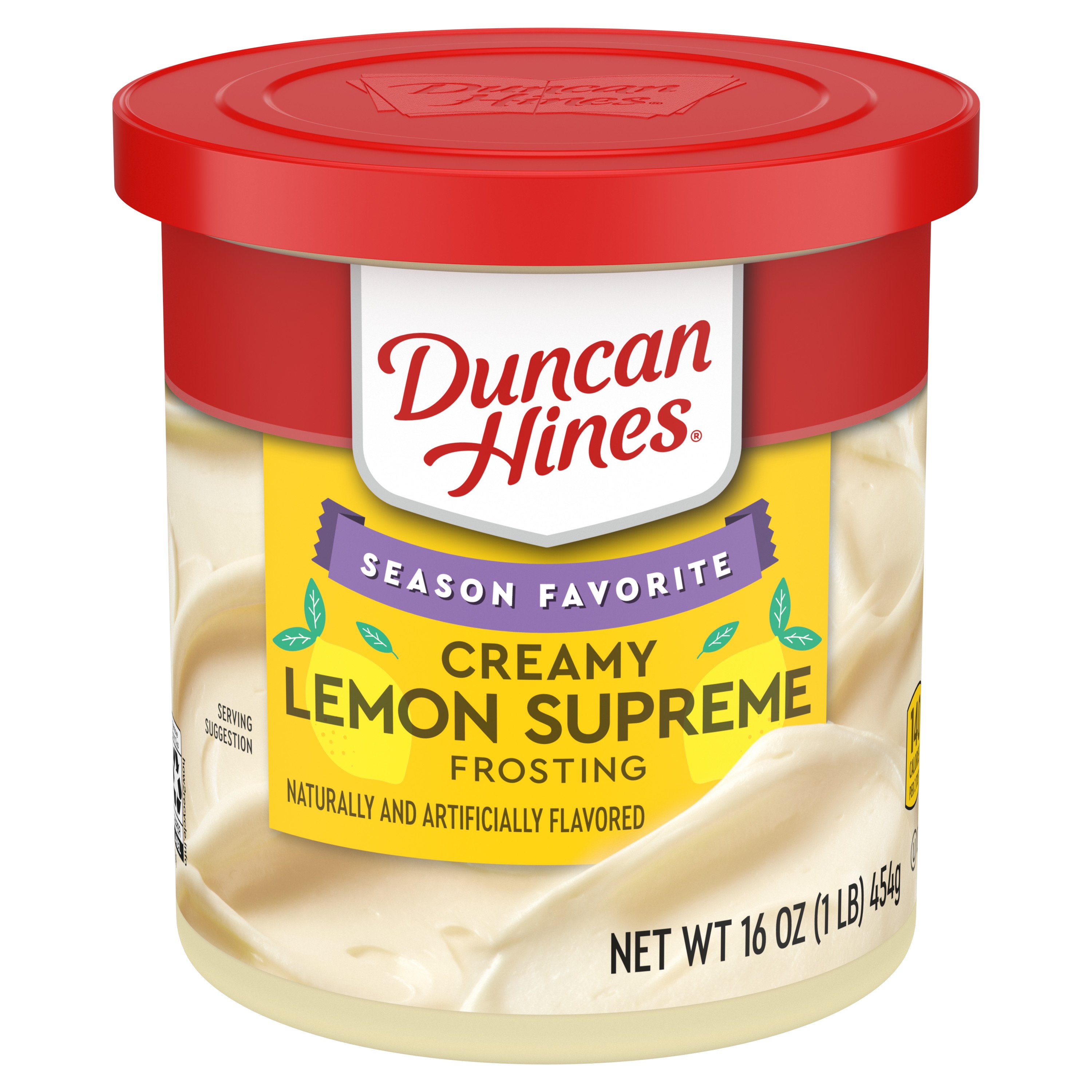 Duncan Hines Creamy Home Style Lemon Supreme Frosting Shop Icing