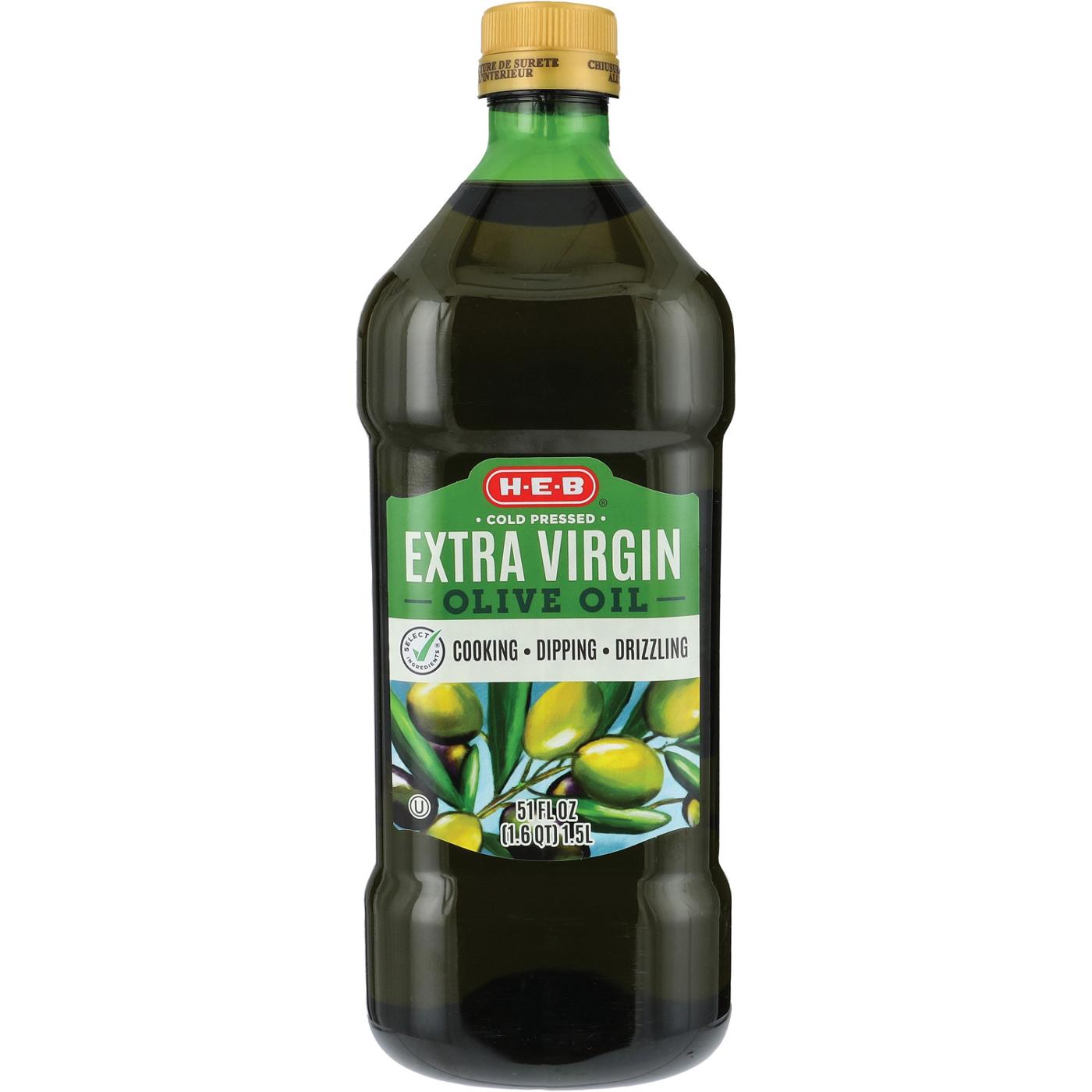 H-E-B Extra Virgin Olive Oil; image 1 of 2