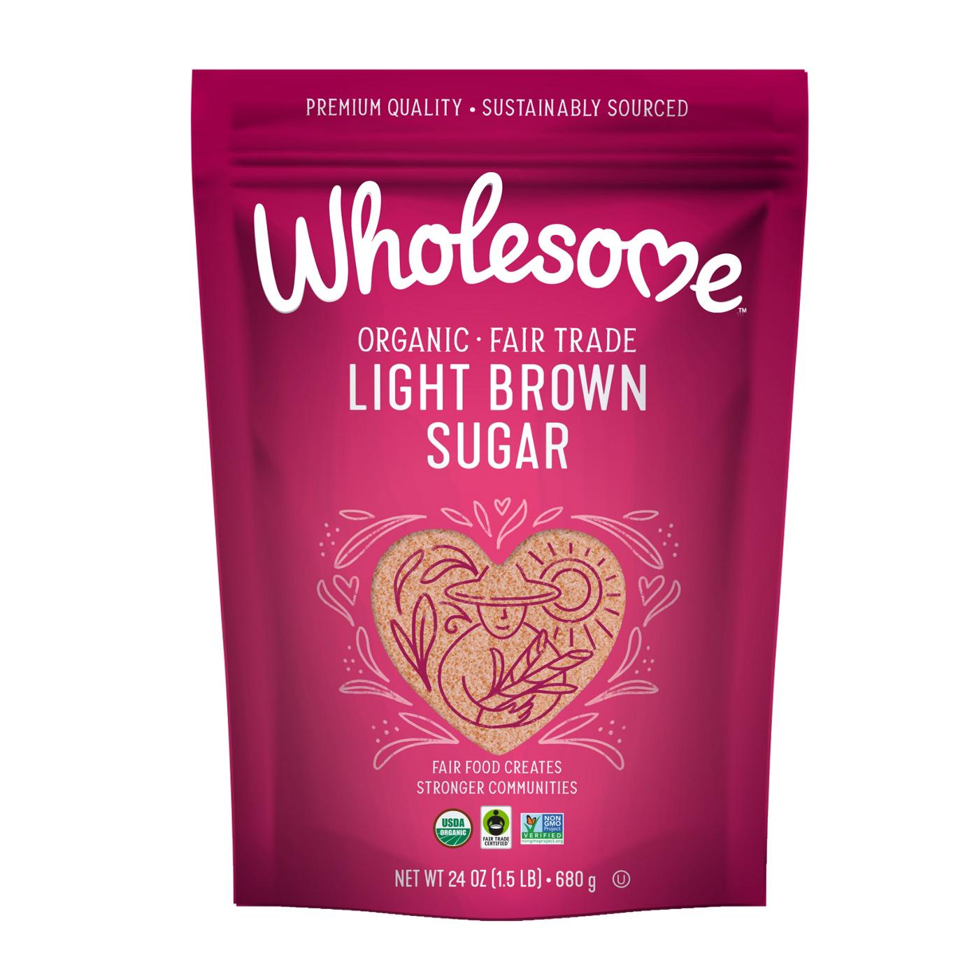 Wholesome Organic Light Brown Sugar; image 1 of 2