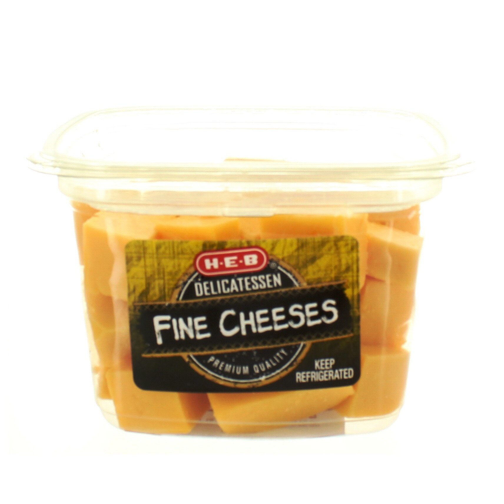 H-E-B Mild Cheddar Cheese Cubes - Shop Cheese At H-E-B