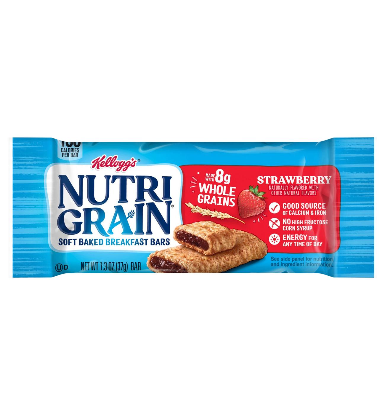 Kellogg's Nutri-Grain Soft Baked Breakfast Bar Strawberry; image 1 of 7