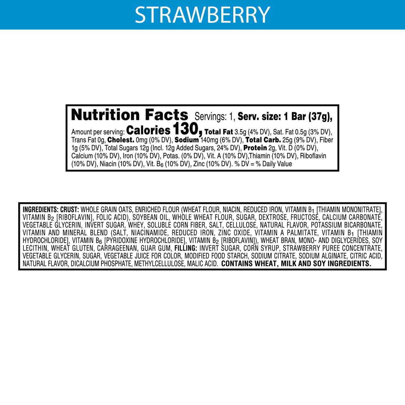 Kellogg's Nutri-Grain Soft Baked Breakfast Bar Strawberry; image 2 of 7