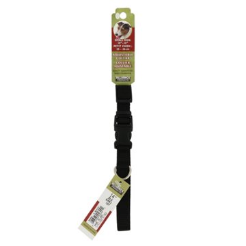 Coastal Pet Products 10-14" Black Adjustable Small Dog Collar, EACH