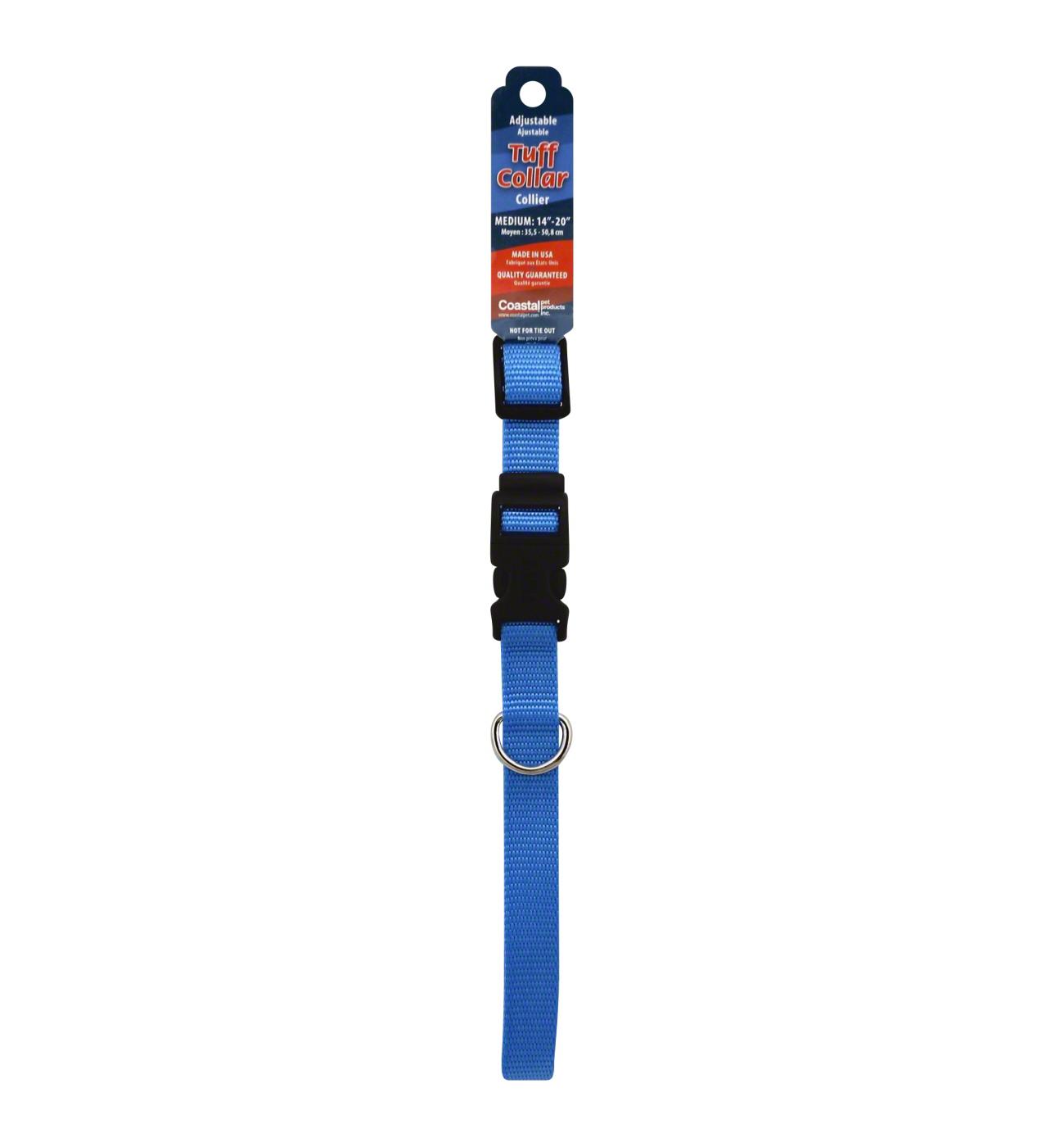 Coastal Pet Products Tuff Blue Lagoon 3/4 Inch Adjustable Nylon Collar; image 1 of 2