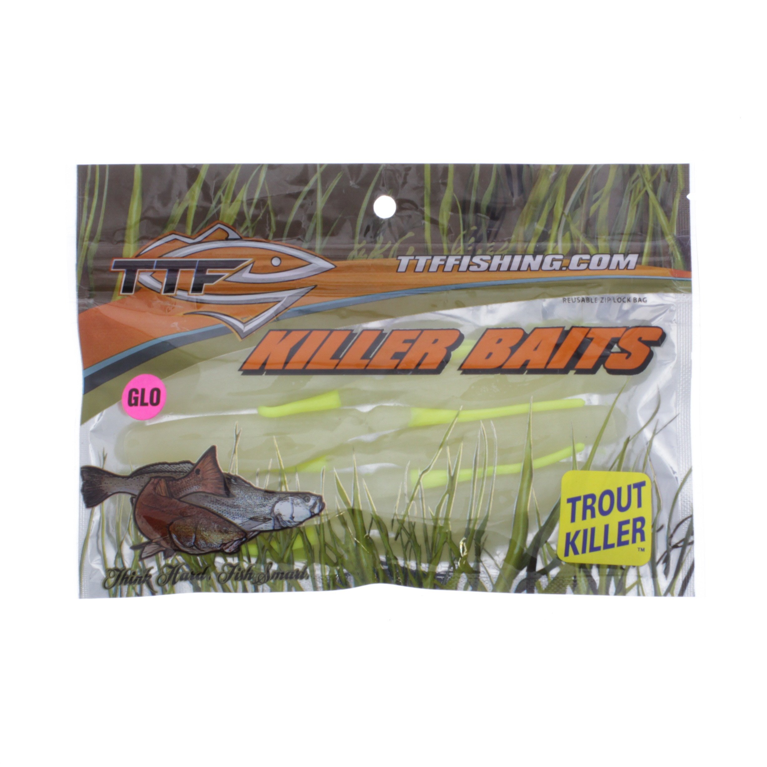 Texas Tackle Factory Glow/Chartreuse 5 Inch Trout Killer Shop Fishing