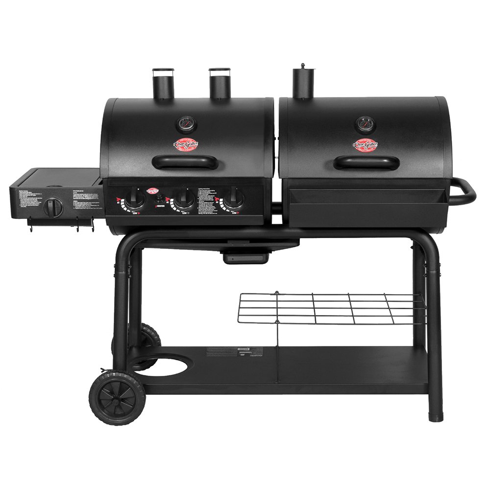 CharGriller Duo Gas & Charcoal Grill Shop Grills & smokers at HEB