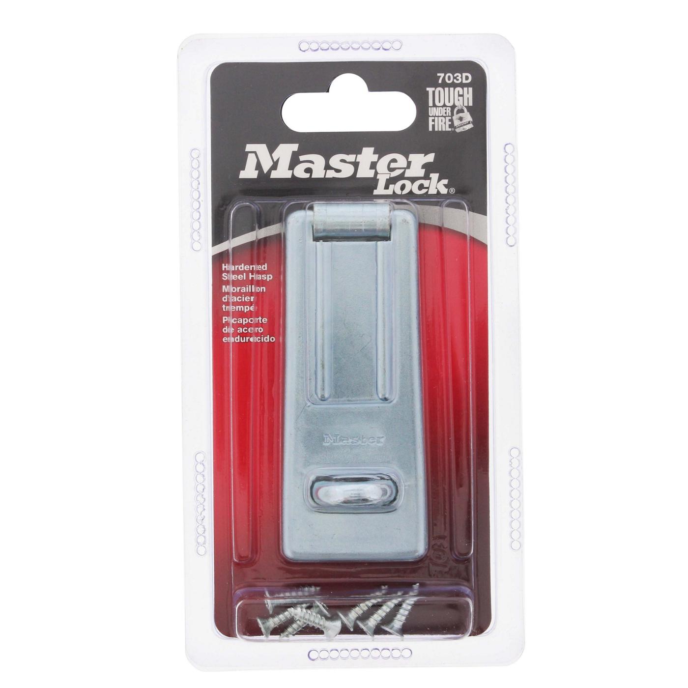 Master Lock 703D Hasp Lock; image 1 of 2