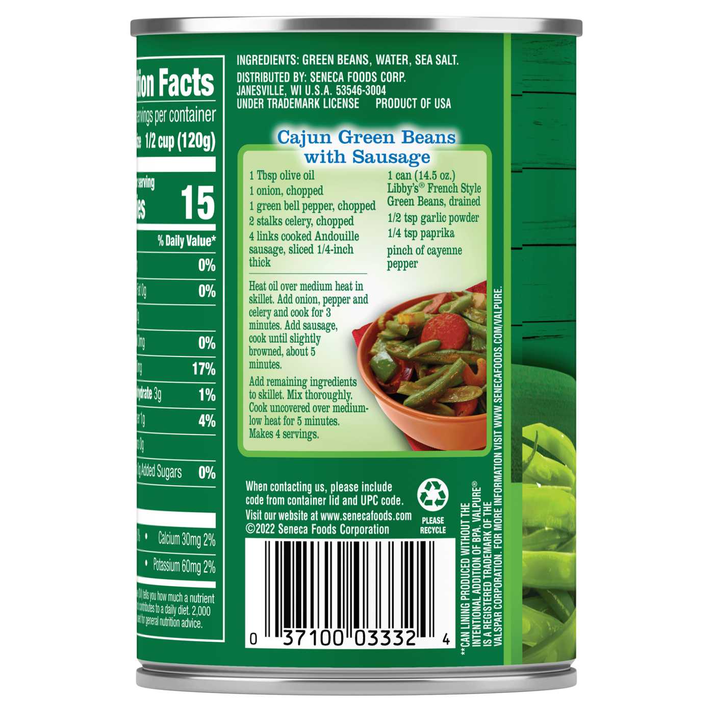 Libby's French Style Green Beans; image 4 of 4